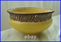 Stephen POLCHERT Vintage Studio Pottery DECORATED BOWL MCM Natzler/Grotell Era