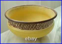 Stephen POLCHERT Vintage Studio Pottery DECORATED BOWL MCM Natzler/Grotell Era