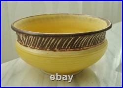 Stephen POLCHERT Vintage Studio Pottery DECORATED BOWL MCM Natzler/Grotell Era