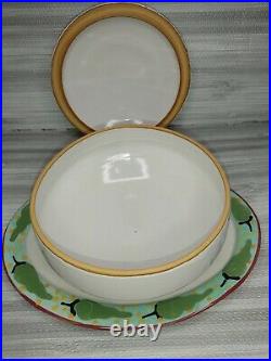 Steven Kilborn SK Pottery Large Covered Bowl Salsa Pot & Serving Platter