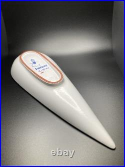 Stig Lindberg, Gustavsberg, Sweden, Faience Leaf Bowl, Hand Painted MCM