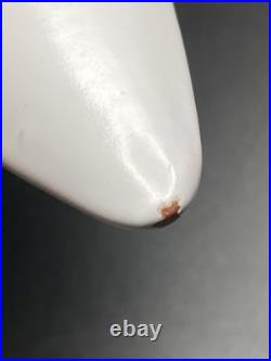 Stig Lindberg, Gustavsberg, Sweden, Faience Leaf Bowl, Hand Painted MCM