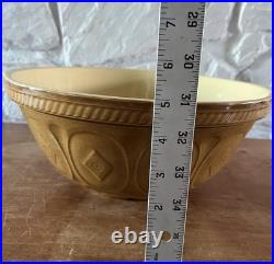 TG Green's Gripstand Yelloware Mixing Bowl Brown 1960s Exc Cond 11.25 England