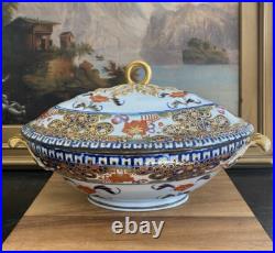 TURNER'S PATENT Stoneware COVERED TUREEN/BOWL Antique England 1800-1805
