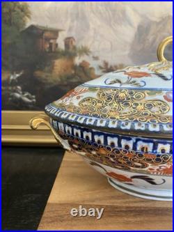 TURNER'S PATENT Stoneware COVERED TUREEN/BOWL Antique England 1800-1805