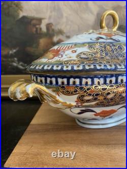 TURNER'S PATENT Stoneware COVERED TUREEN/BOWL Antique England 1800-1805