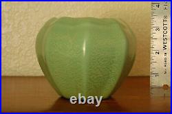 Terrific Vintage Haeger Pottery Bowl Geranium Leaf Green Frosted Matte #E-401