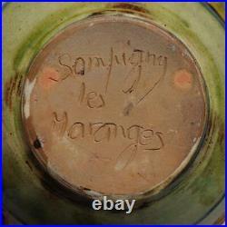 Three (3) Vintage French Pottery Bowls, Sampigny Les Maranges, Signed