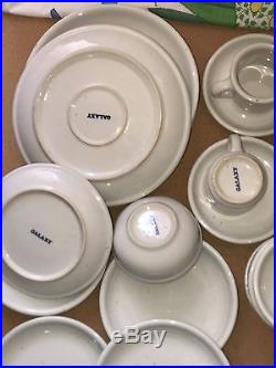 Trend Pacific GALAXY Vintage Midcentury Plates Bowls Mugs Stoneware Set Heavy