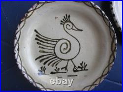 Tzintzuntzan Pottery Set of 5 Vintage Bowls FOLK ART Michoacan Mexico