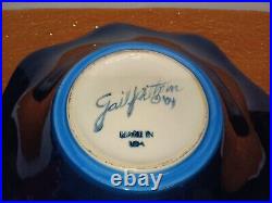 Unique Vintage Signed Gail Pittman Pottery Bowl Signed Beautiful