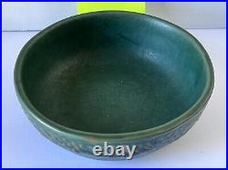 United Crafts Bennington Pinecone Pottery Stoneware Bowl Arts & Crafts Rare