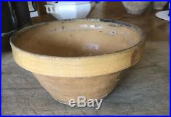 VINTAGE FRENCH Clay Pottery Tian Bowl, c. 1910-30s, GUILMET TONNERRE