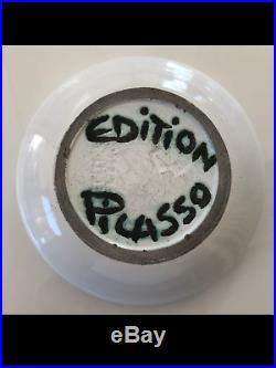 VINTAGE PICASSO PICADOR Ceramic Bowl Madoura & Edition Picasso Stamps pottery