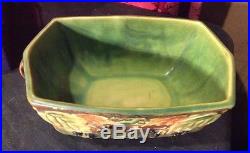 Vintage Roseville Art Pottery Blackberry Big Handled Bowl Vase
