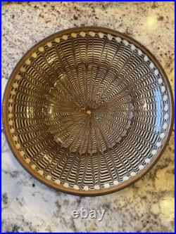 VINTAGE Romania Horezu Pottery Ceramic Bowl SIGNED Spectacular Art Large WOW
