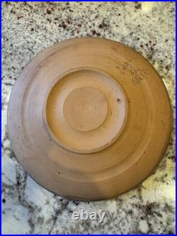 VINTAGE Romania Horezu Pottery Ceramic Bowl SIGNED Spectacular Art Large WOW