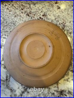 VINTAGE Romania Horezu Pottery Ceramic Bowl SIGNED Spectacular Art Large WOW