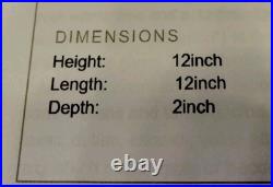 VTG 1989 Mark Chamberlain Large Hand Thrown Pottery Bowl 12 Inch Diameter Signed