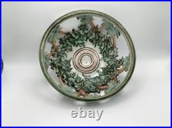 VTG Blasdell'95 Art Pottery Openwork Bowl, Signed, 6 Diameter X 3 High