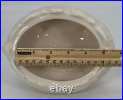 VTG Ceramiche Ceramics Hand Made Artisan Flower Topped Covered Trinket Box