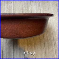 VTG Edith Heath Ceramics Rim Line Serving Bowl 430 California Pottery Mojave