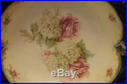 VTG Hand Painted RS Prussia Bowl Floral