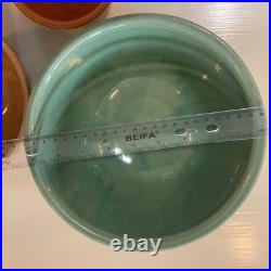 VTG LOT Set of 3 RRP Co Robinson Ransbottom Pottery Mixing Nesting Bowl Set