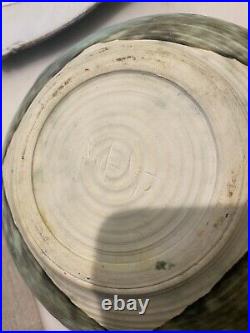 VTG McCarty Pottery, Large Jade Bowl Signed/Lovely