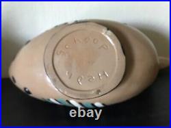 VTG Mid-Century Pottery HEDI SCHOOP 11.75 x 6 Bird Bowl Vase MINT COND