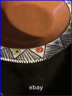 VTG NEW Handmade Mark Shapiro Pottery Bowl. Unique Artist Piece