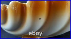 VTG Noritake Hand Painted Footed Scallop Shell Candy Nut Bowl Sea Nappy Japan