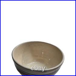 VTG Pair McCoy Pottery Beehive Mixing/Nesting Bowls # 9 and #10 Pink/Blue Stripe