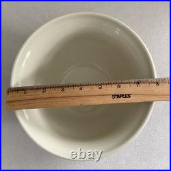 VTG Pair Roseville Ohio Nesting Mixing Bowls Friendship Blue Stripe 6 & 2 Qt