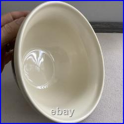 VTG Pair Roseville Ohio Nesting Mixing Bowls Friendship Blue Stripe 6 & 2 Qt VTG Pair Roseville Ohio Nesting Mixing Bowls Friendship Blue Stripe 6 & 2 Qt