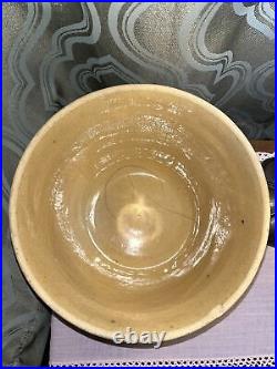 VTG Robinson Ransbottom Pottery Large 10 Spongeware Mixing Bowl Roseville Ohio
