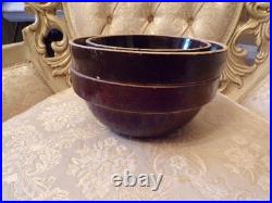 VTG Set of 3 Stoneware Pottery Bowls