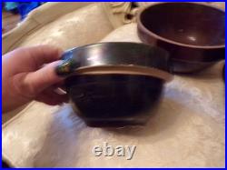 VTG Set of 3 Stoneware Pottery Bowls