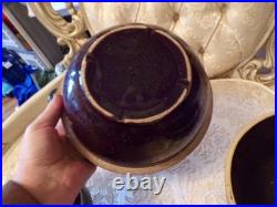 VTG Set of 3 Stoneware Pottery Bowls