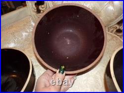 VTG Set of 3 Stoneware Pottery Bowls