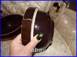 VTG Set of 3 Stoneware Pottery Bowls