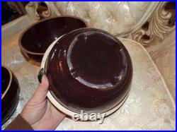 VTG Set of 3 Stoneware Pottery Bowls