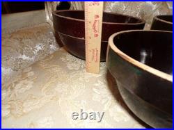 VTG Set of 3 Stoneware Pottery Bowls