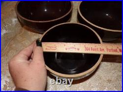 VTG Set of 3 Stoneware Pottery Bowls