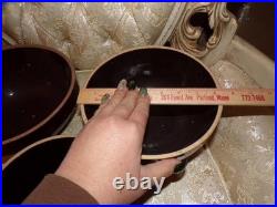 VTG Set of 3 Stoneware Pottery Bowls