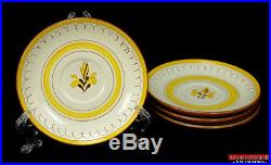 VTG Stangl Pottery Provincial Fall Gold Plate Bread Bowl Soup Dessert Cup Saucer
