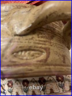 VTG Studio Pottery Bowl Mike Dodd Pottery Creation 13x13 Cm Mixed Earth Colours