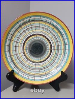 VTG T S Harlander StudioArt Pottery BowlBrightMosaic LkMCM Brooklin Ontario