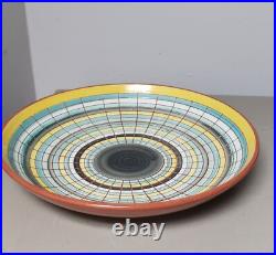 VTG T S Harlander StudioArt Pottery BowlBrightMosaic LkMCM Brooklin Ontario