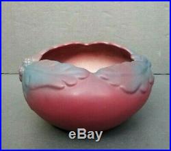 Van Briggle Oak Leaf Acorn Art Pottery Bowl Vase Signed Vintage